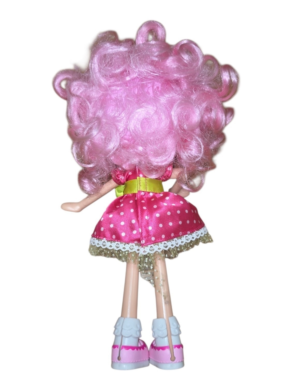 Rare Lalaloopsy Girls Jewel Sparkles 10” Doll Curly Pink Hair Dress Shoes - Picture 6 of 8